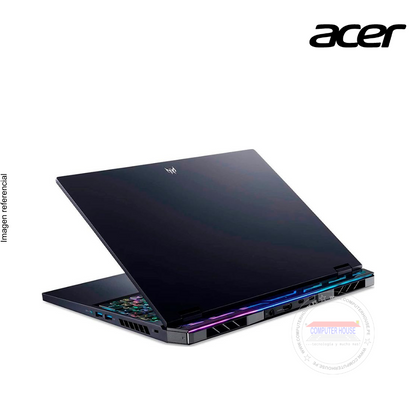 Laptop ACER Predator, Core i9-13900HX, RAM 16GB DDR5, SSD 1TB, Video RTX4080 12GB, 16″ QHD 240Hz, Teclado en Inglés, Windows 11.
