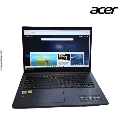 Laptop ACER Aspire 3 A315, Core i7-1065G7, RAM 16GB, SSD 512GB, Video MX330 2GB, 15.6″, Windows 11. (LIQUIDACION con yaya en marco en pantalla)