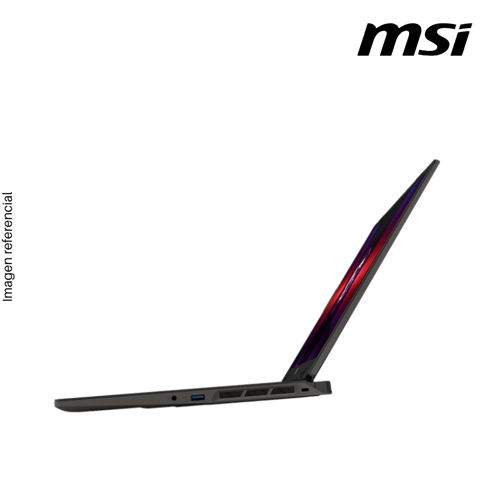 Laptop MSI Sword 16 HX, Core i7-14650HX, RAM 16GB DDR5, SSD 1TB, Video RTX4060 8GB, 16" FHD 144Hz, Teclado en Inglés, Windows 11.