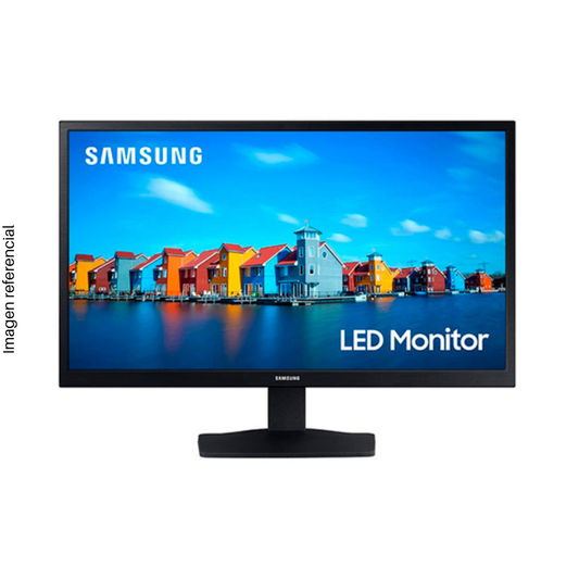 Monitor SAMSUNG 19" LS19A330NHLXPE, HD 1366 x 768, Flat, VGA, HDMI, Negro