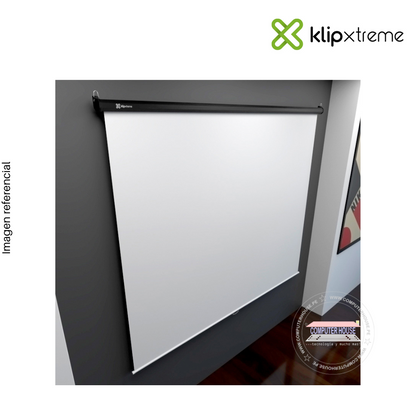 Ecran KLIPXTREME KPS-303 de Pared y Techo, tamaño 100", para proyector.