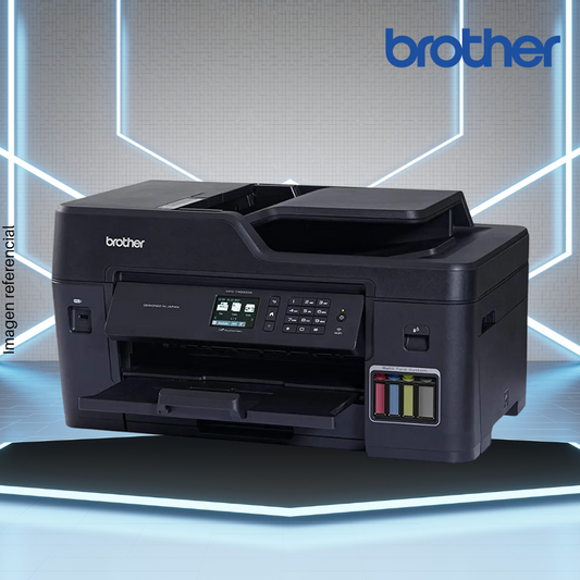 Impresora de tanque de tinta BROTHER MFC-T4500W, A3, Multifuncional (imprime, copia y escanea), USB/Wi-Fi/Duplex.