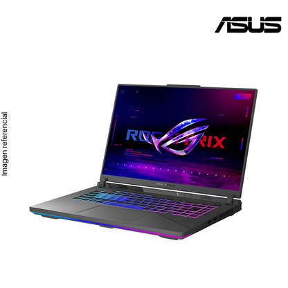 Laptop ASUS StrixScar, Core i9-14900HX, RAM 16GB DDR5, SSD 1TB, Video RTX4070 8GB, 16″ QHD 240Hz, Teclado en Inglés, Windows 11.