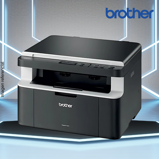 Impresora Monocromática Láser BROTHER DCP-1602NW, A4, Multifuncional (imprime, copia y escanea), USB.