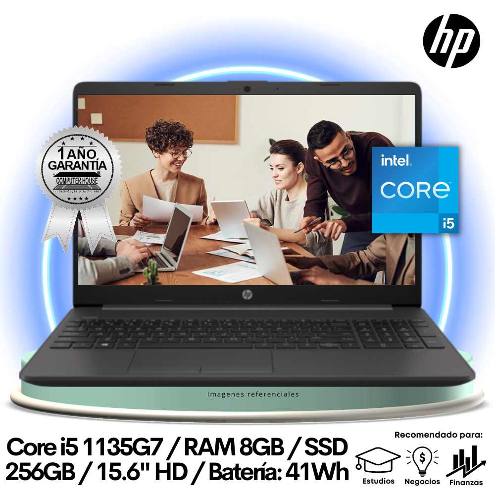Laptop HP 250 G8, Core i5-1135G7, RAM 8GB, SSD 256GB, 15.6″ HD, FreeDos.