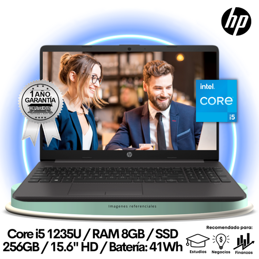 Laptop HP 250 G9, Core i5-1235U, RAM 8GB, SSD 256GB, 15.6″ HD, FreeDos.