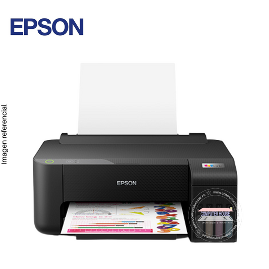 Impresora EPSON EcoTank L3210, A4, Multifuncional (imprime, copia y escanea) conexión USB.