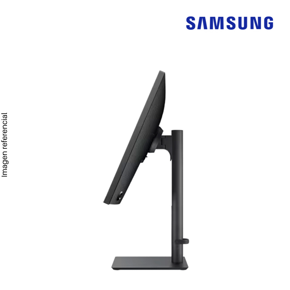 Monitor SAMSUNG 27" Essential S4, Curvo, 1920x1080 FHD, 100Hz, 4Ms, Pivot, Puertos 1xDisplay1xHDMI/1xVGA/1xUSB.