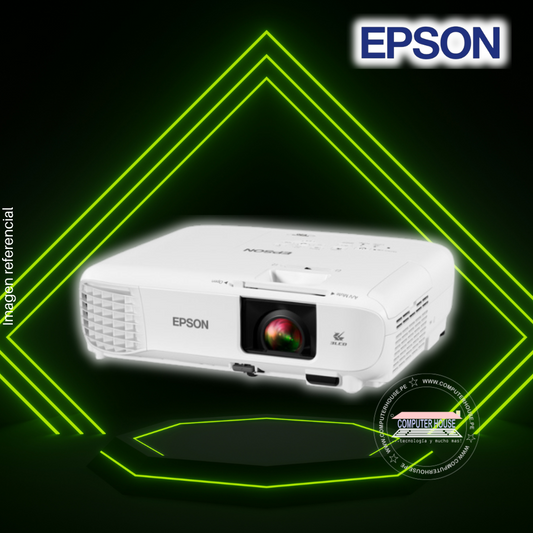 Proyector EPSON PowerLite E20, 3400 Lumenes, 1024x768, HDMI, 3LCD, Altavoz 5W.