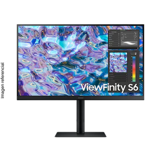 Monitor SAMSUNG 27" 27B610 Viewfinity S6, QHD 2560x1440, 4K, Audio/Display/HDMI, ROTACION PIVOTE.