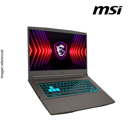 Laptop MSI Thin 15, Core i5-12450H, RAM 16GB, SSD 512GB, Video RTX3050 6GB, 15.6" FHD, FreeDos.