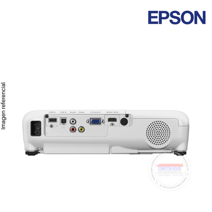 Proyector EPSON PowerLite W52+ WXGA 3LCD, 4000 Lúmenes, 1280 x 800px, HDMI/VGA, Parlante Monoaural: 2W x 1