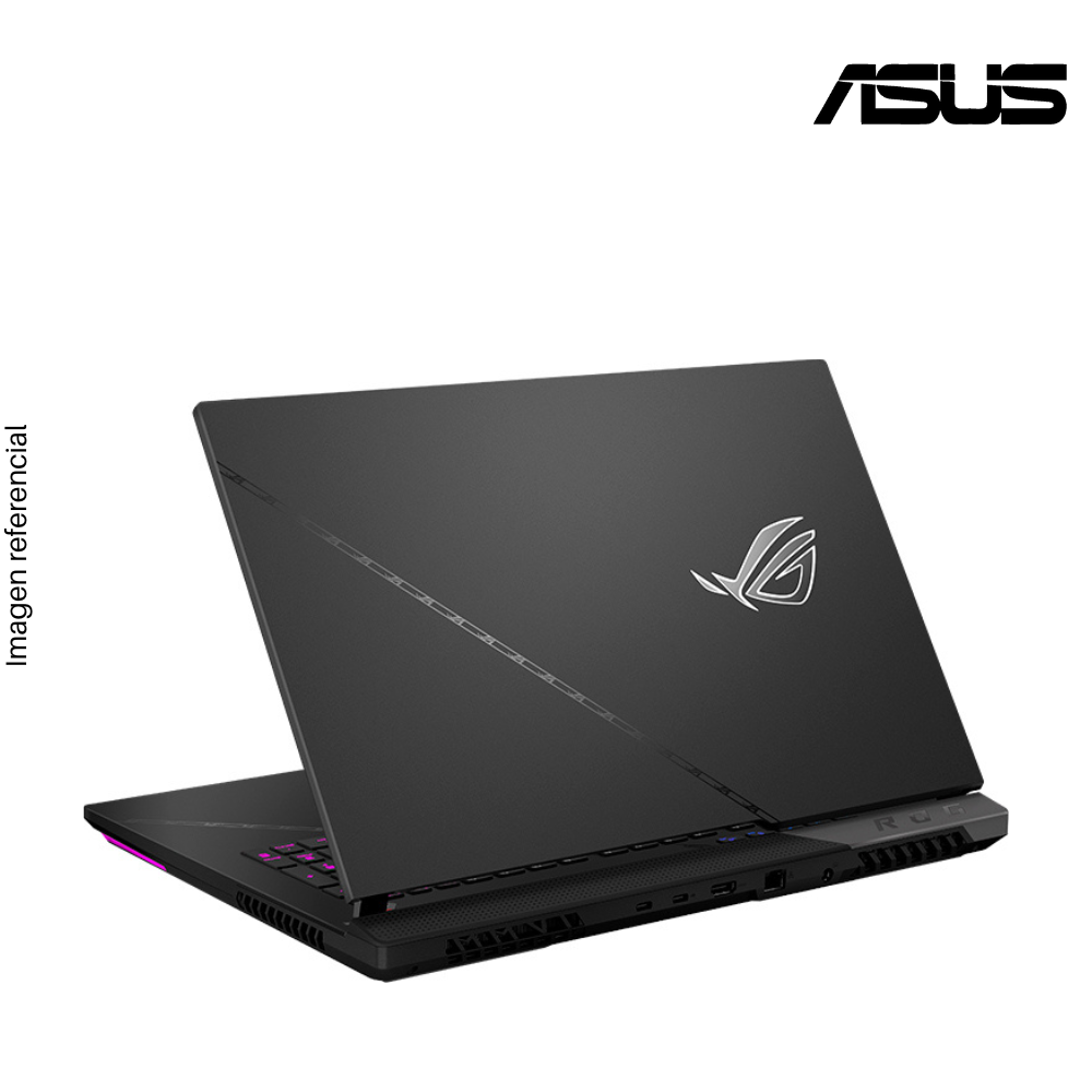 Laptop ASUS RogStrix Scar 17, Ryzen 9-7945HX3D, RAM 32GB DDR5, SSD 2TB, Video RTX4090 16GB, 17.3" WQHD, Teclado en Inglés, Windows 11.